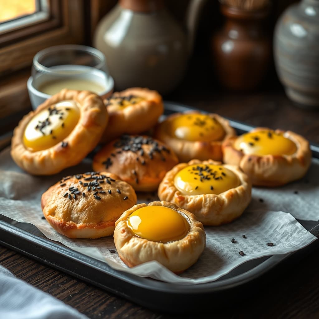 Peynirli Mayasız Poğaça tarifi görseli - 12 kişilik 135 TL