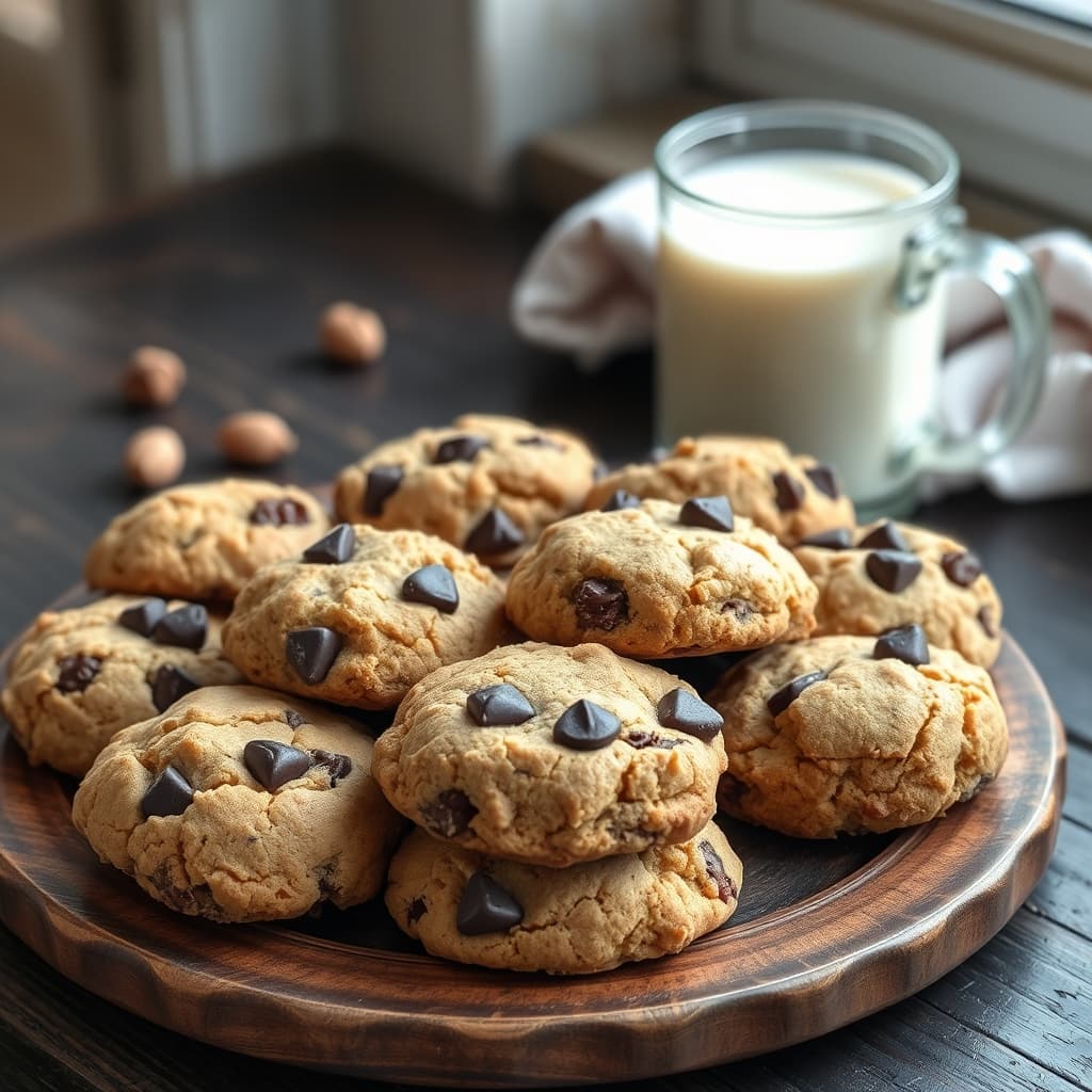 Glutensiz Çikolata Parçalı Kurabiye tarifi görseli - 9 kişilik, 246 TL maliyet