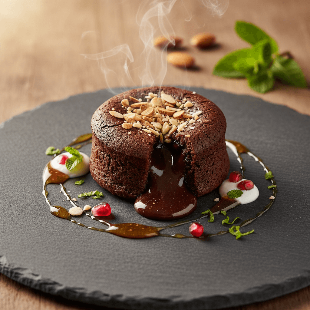 Ballı Bademli Lava Kek tarifi görseli - 2 kişilik, 127 TL maliyet
