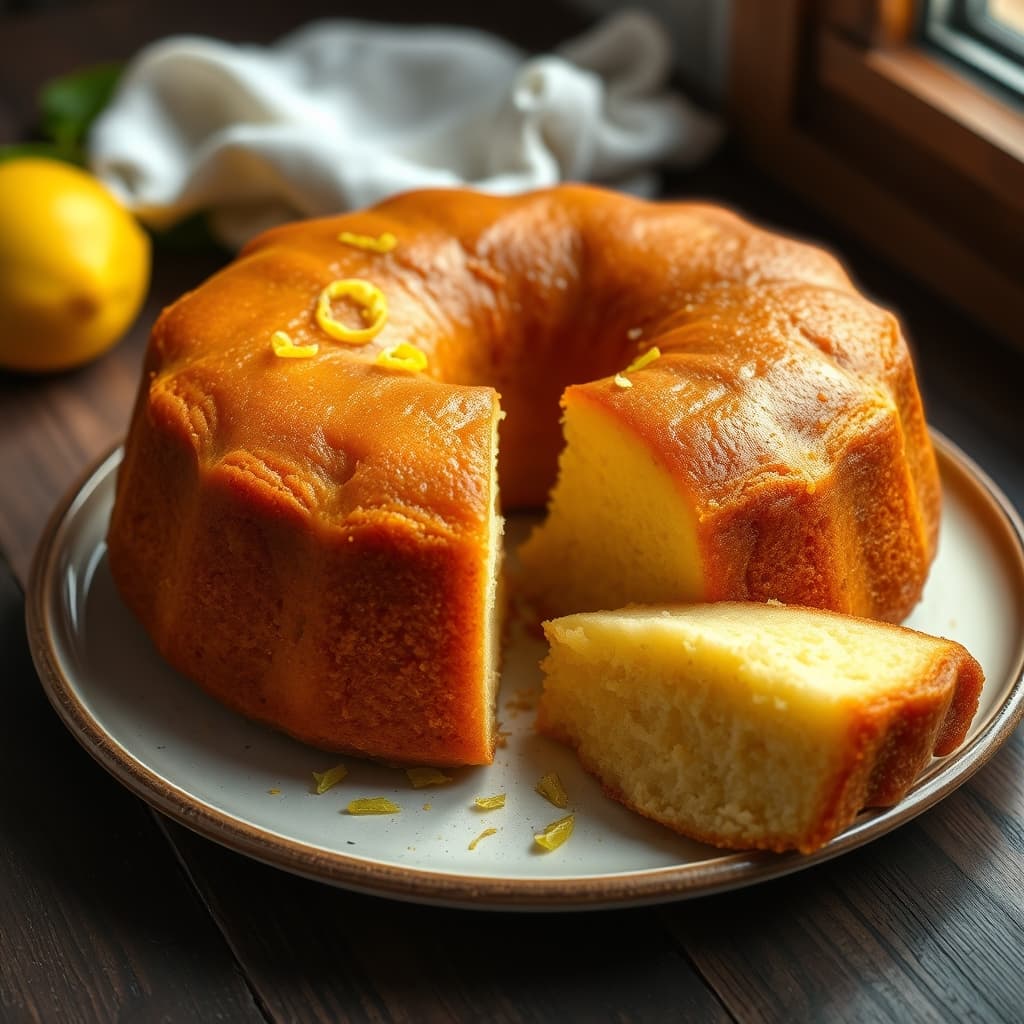 Limonlu Kek tarifi görseli - 8 kişilik, 112 TL maliyet