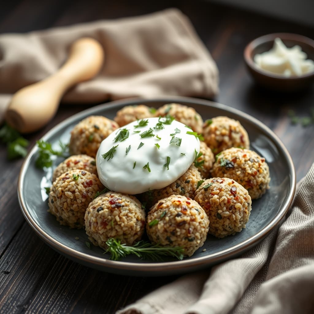Dereotlu Yoğurtlu Bulgur Köftesi tarifi görseli - 4 kişilik, 55 TL maliyet
