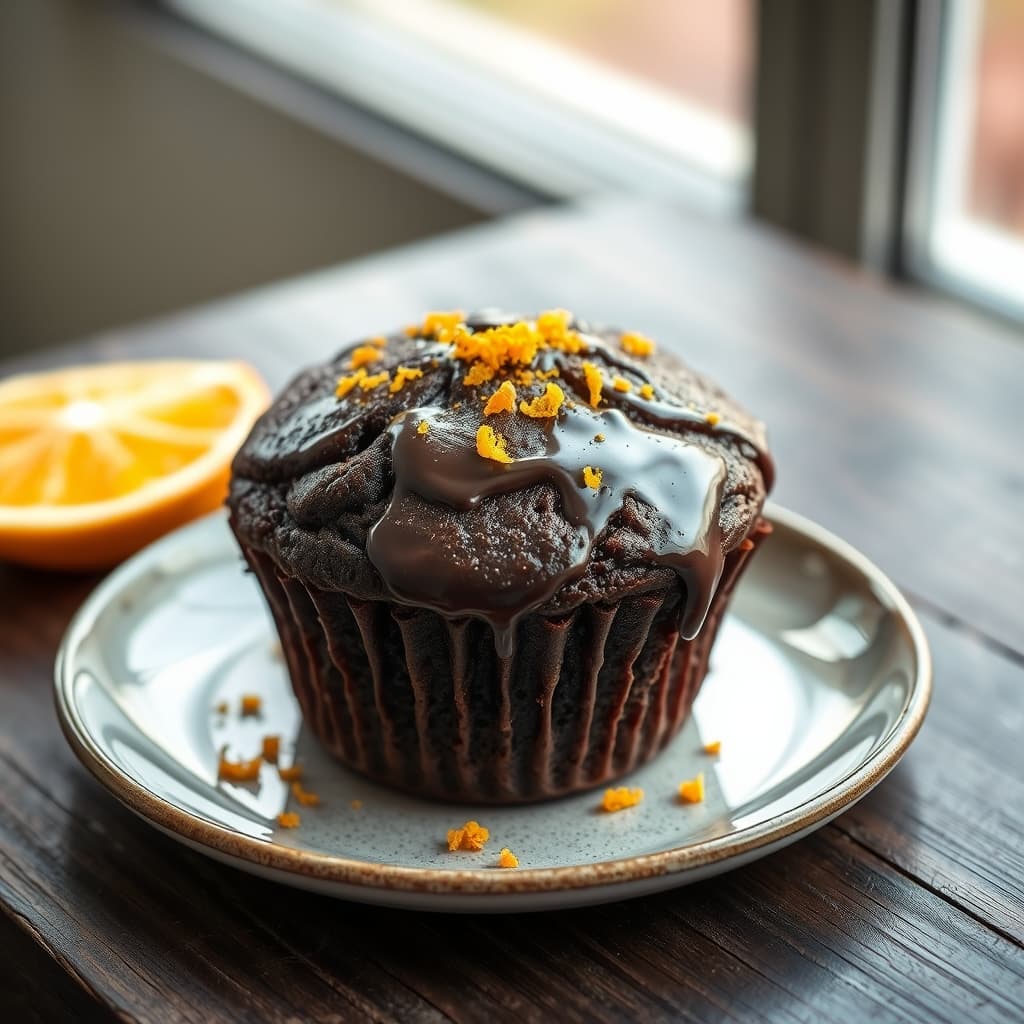 Portakallı Çikolatalı Islak Muffin tarifi görseli - 12 kişilik, 96 TL maliyet