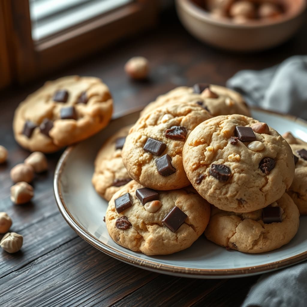 Fındıklı Çikolatalı Cookie tarifi görseli - 12 kişilik, 326 TL maliyet