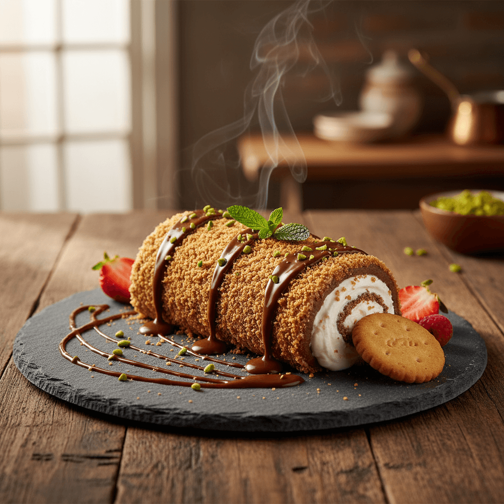 Bisküvili Saray Sarması tarifi görseli - 8 kişilik, 150 TL maliyet