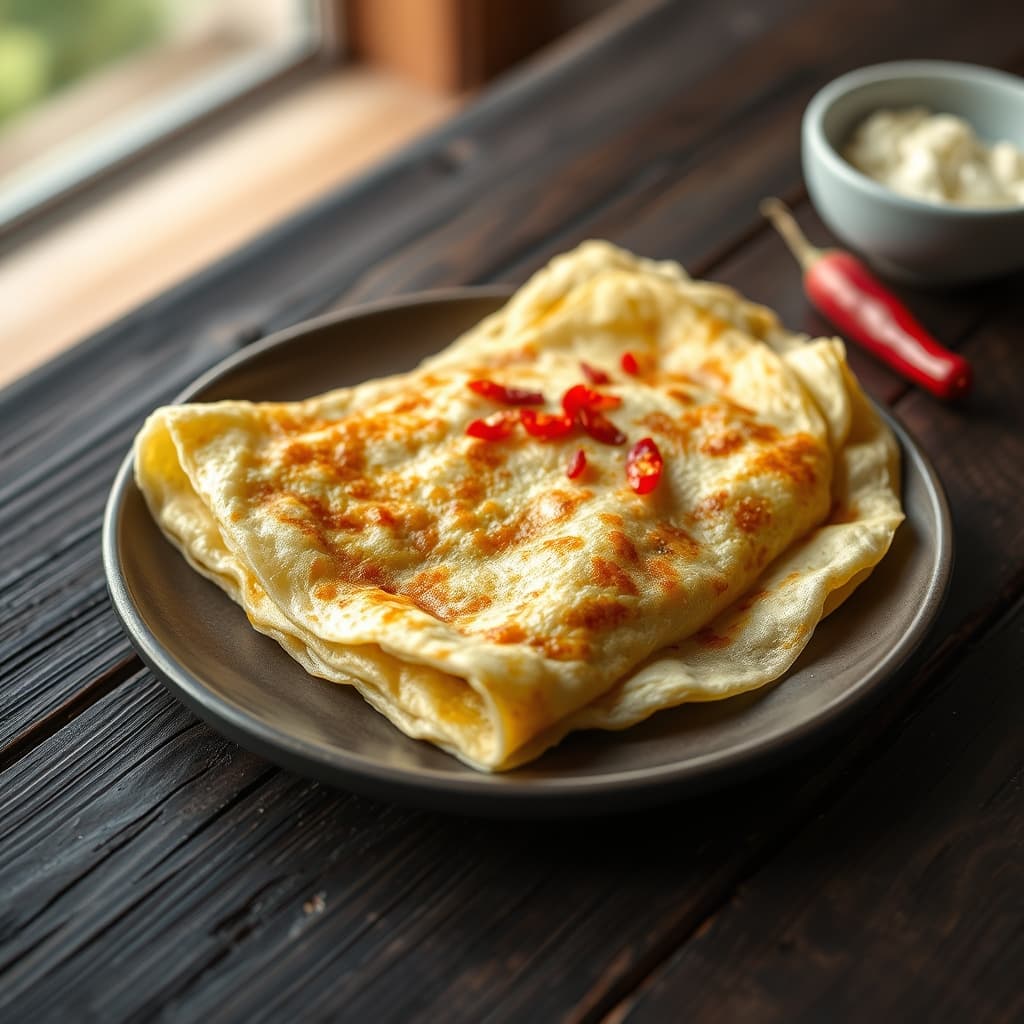 Çeçilli Omlet tarifi görseli - 1 kişilik, 24 TL maliyet