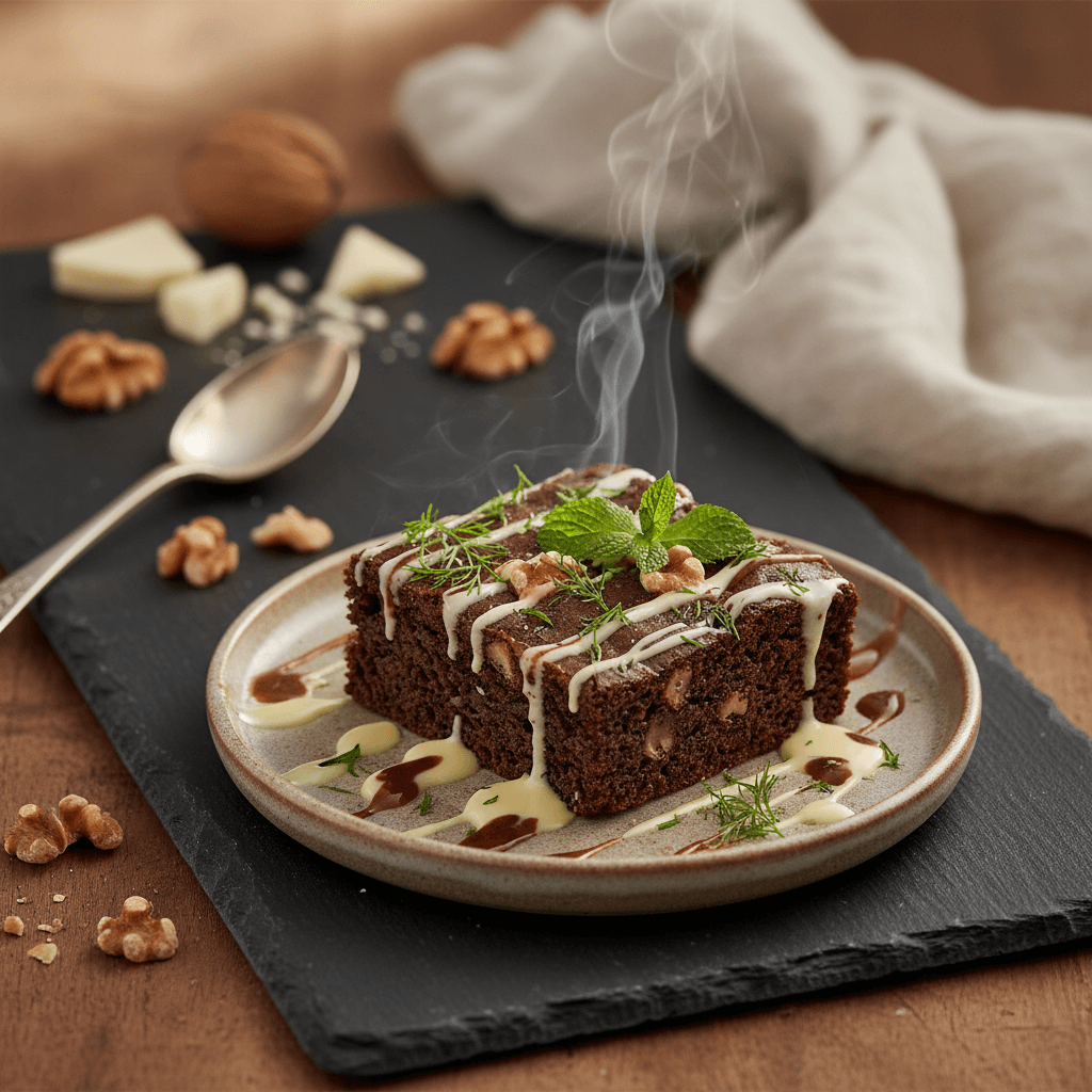 Cevizli Glutensiz Brownie tarifi görseli - 12 kişilik 708 TL