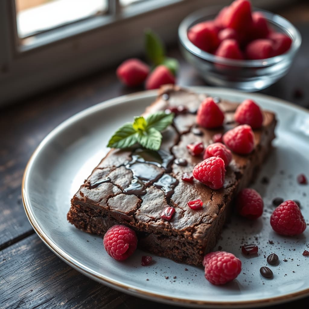 Frambuazlı Fit Brownie tarifi görseli - 6 kişilik, 229 TL maliyet