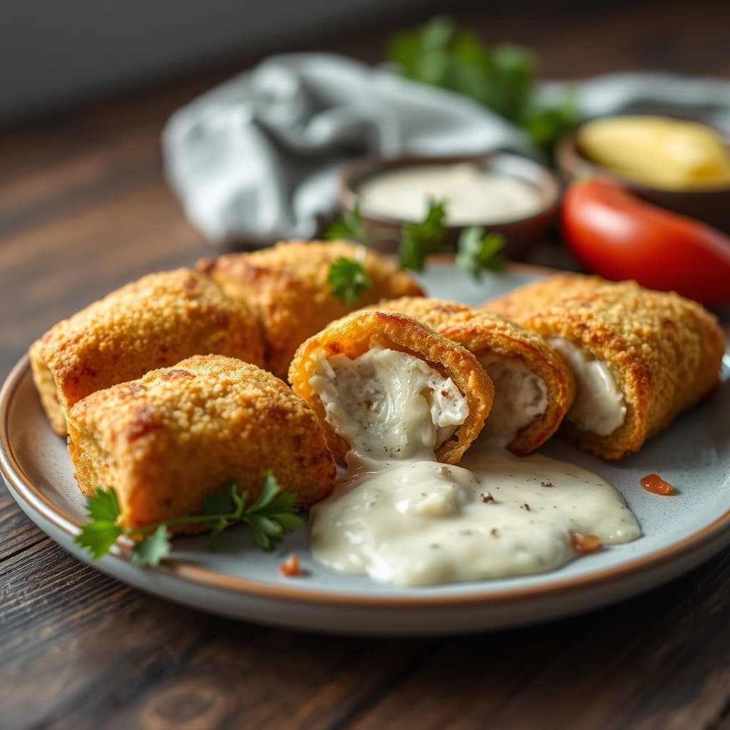 Kaşarlı Çıtır Tavuk tarifi görseli - 2 kişilik, 217 TL maliyet