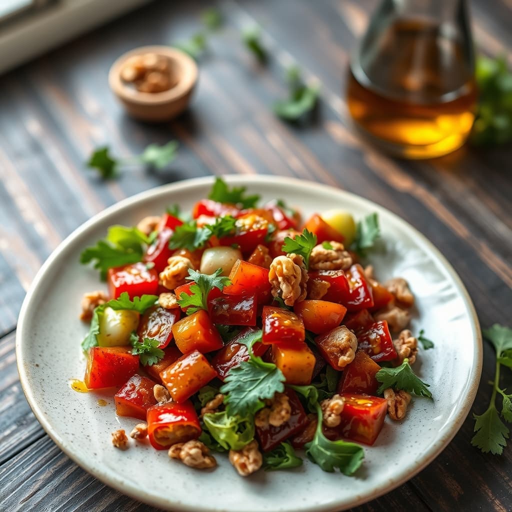 Kuru Domates Salatası tarifi görseli - 4 kişilik, 240 TL maliyet