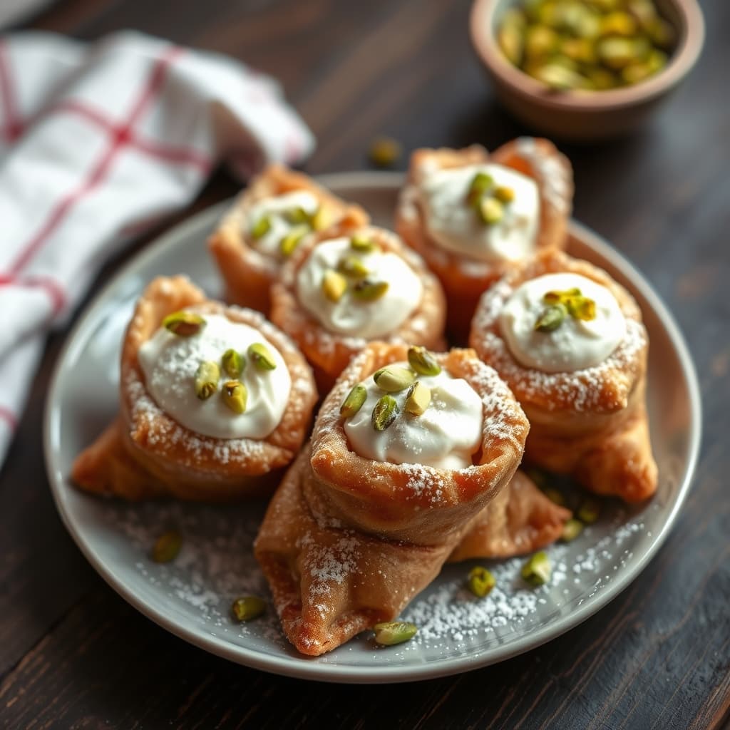 Cannoli tarifi görseli - 6 kişilik, 224 TL maliyet