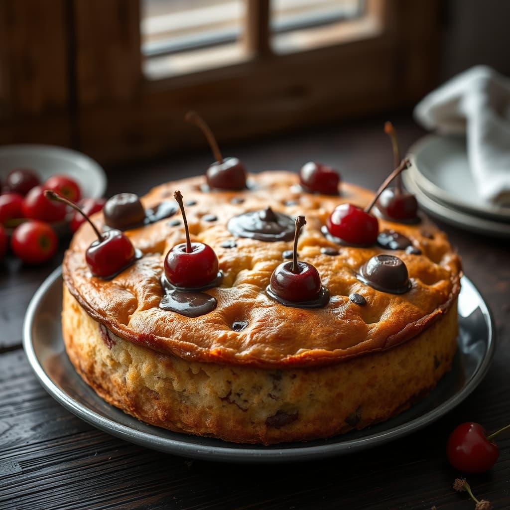Vişneli Damla Çikolatalı Kek tarifi görseli - 8 kişilik, 344 TL maliyet
