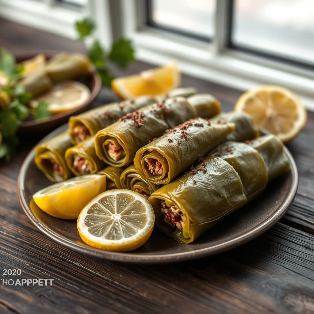Ev Yapımı Zeytinyağlı Yaprak Sarma tarifi görseli - 6 kişilik, 245 TL maliyet