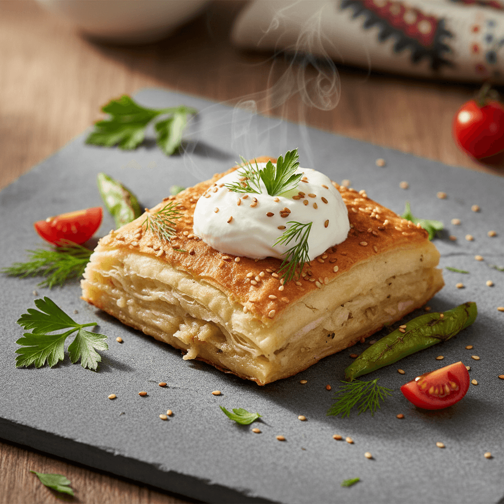 Yoğurtlu Börek tarifi görseli - 6 kişilik, 289 TL maliyet