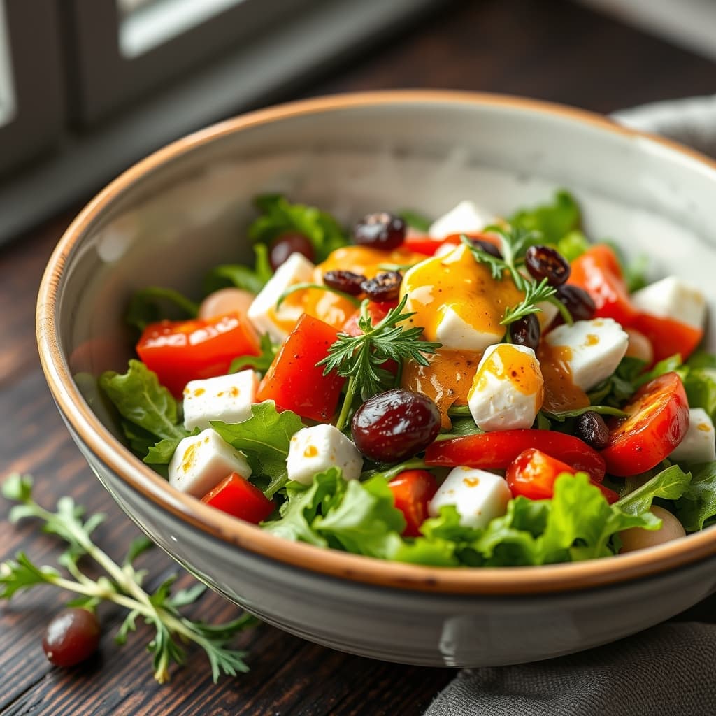 Maş Fasulyeli Rokalı Salata tarifi görseli - 1 kişilik, 388 TL maliyet