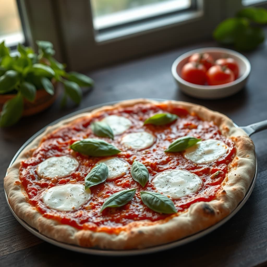 Pizza Margherita tarifi görseli - 2 kişilik, 146 TL maliyet