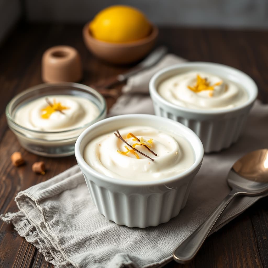 Limonlu Muhallebi tarifi görseli - 6 kişilik, 60 TL maliyet
