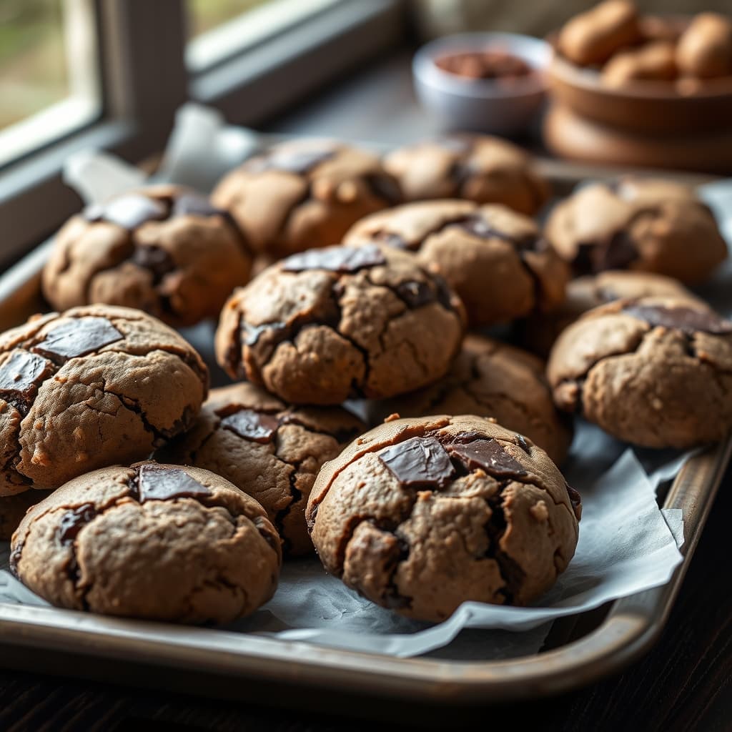 Çikolatalı Cevizli Levain Kurabiye tarifi görseli - 5 kişilik, 194 TL maliyet