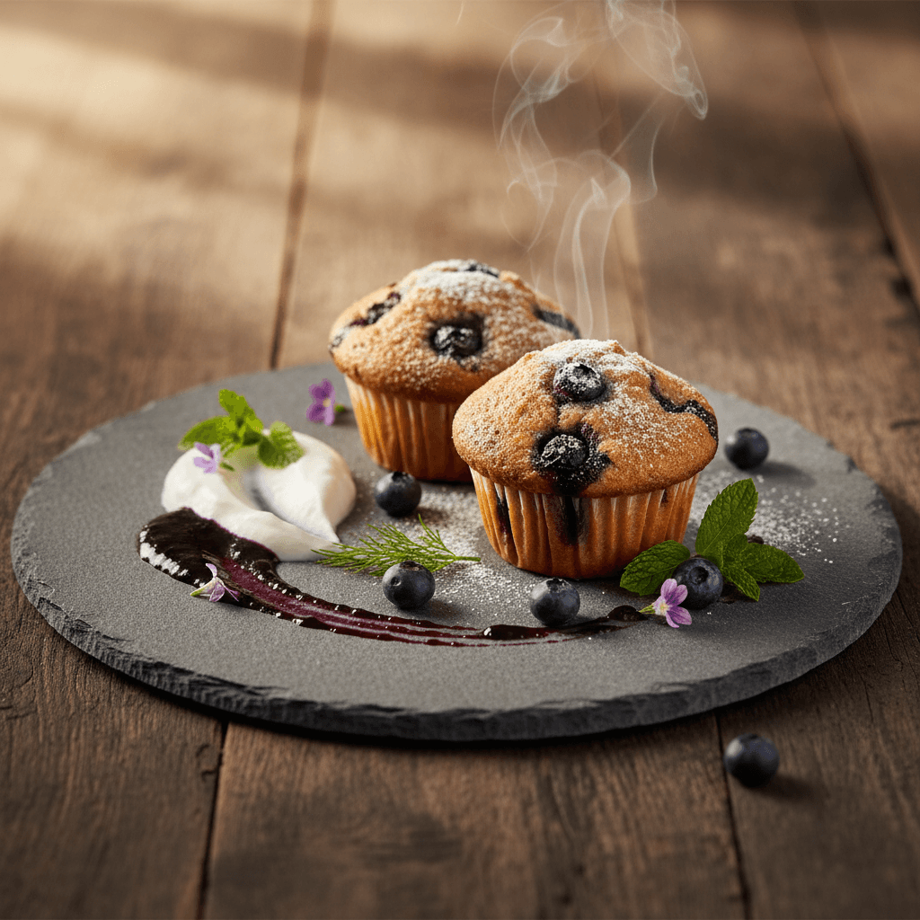 Glutensiz Yaban Mersinli Muffin tarifi görseli - 12 kişilik, 242 TL maliyet