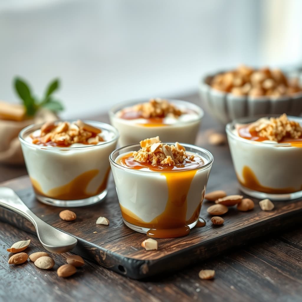 Karamel Soslu Milföy Kırıntılı Muhallebi tarifi görseli - 4 kişilik, 104 TL maliyet