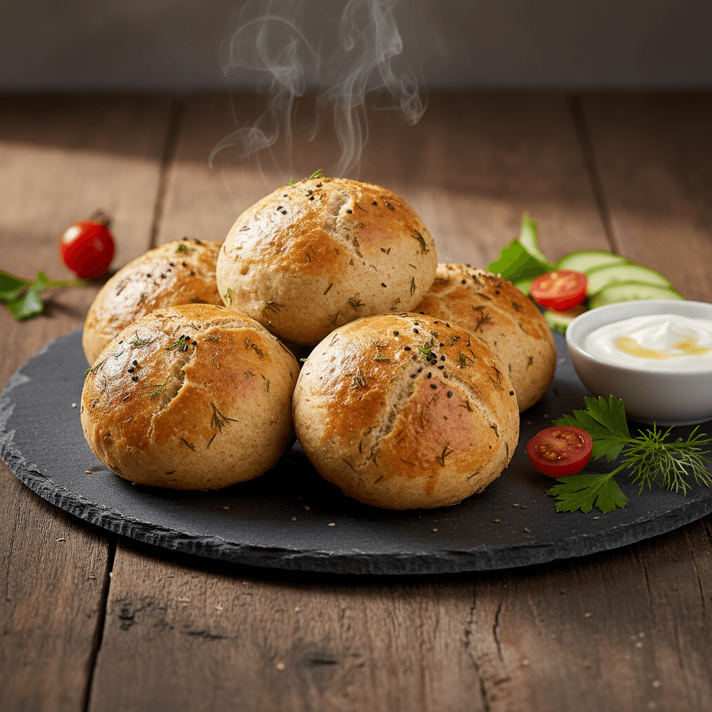 Tam Buğday Unlu Dereotlu Poğaça tarifi görseli - 16 kişilik, 52 TL maliyet