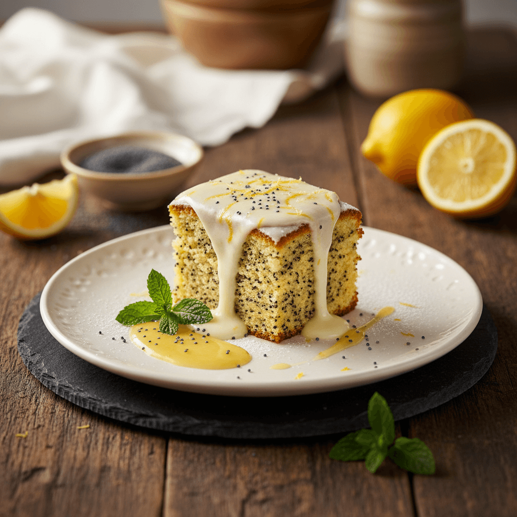 Limonlu Haşhaşlı Kek tarifi görseli - 8 kişilik, 149 TL maliyet