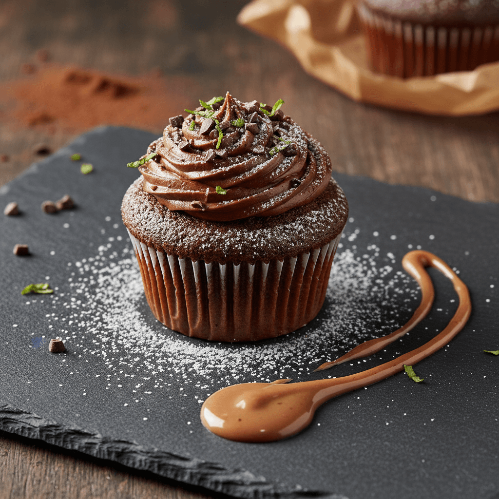 Kakaolu Cupcake tarifi görseli - 10 kişilik, 195 TL maliyet