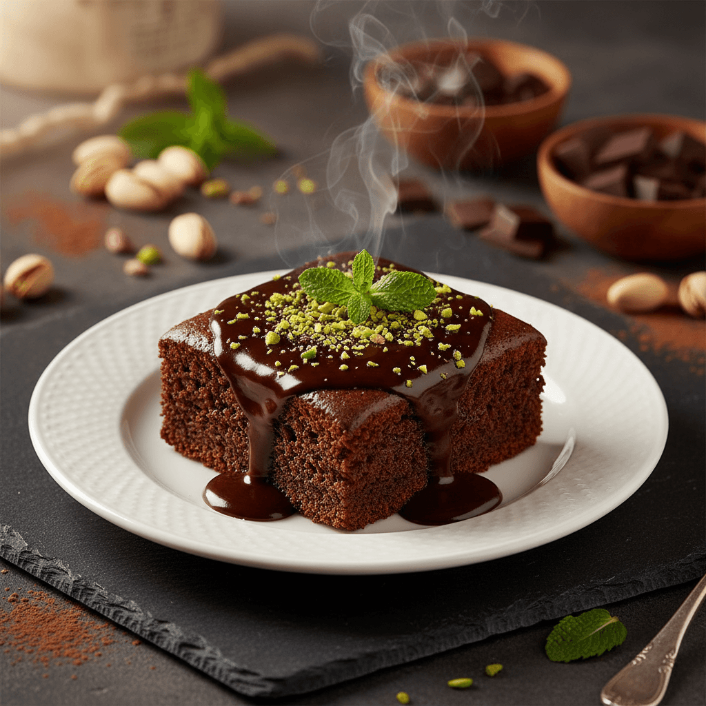Browni Tadında Islak Kek tarifi görseli - 12 kişilik, 124 TL maliyet