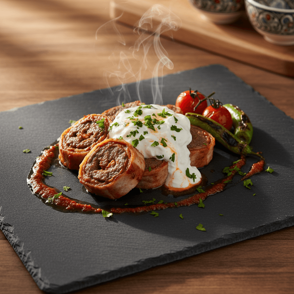 Ev Yapımı Beyti Kebabı tarifi görseli - 2 kişilik, 144 TL maliyet
