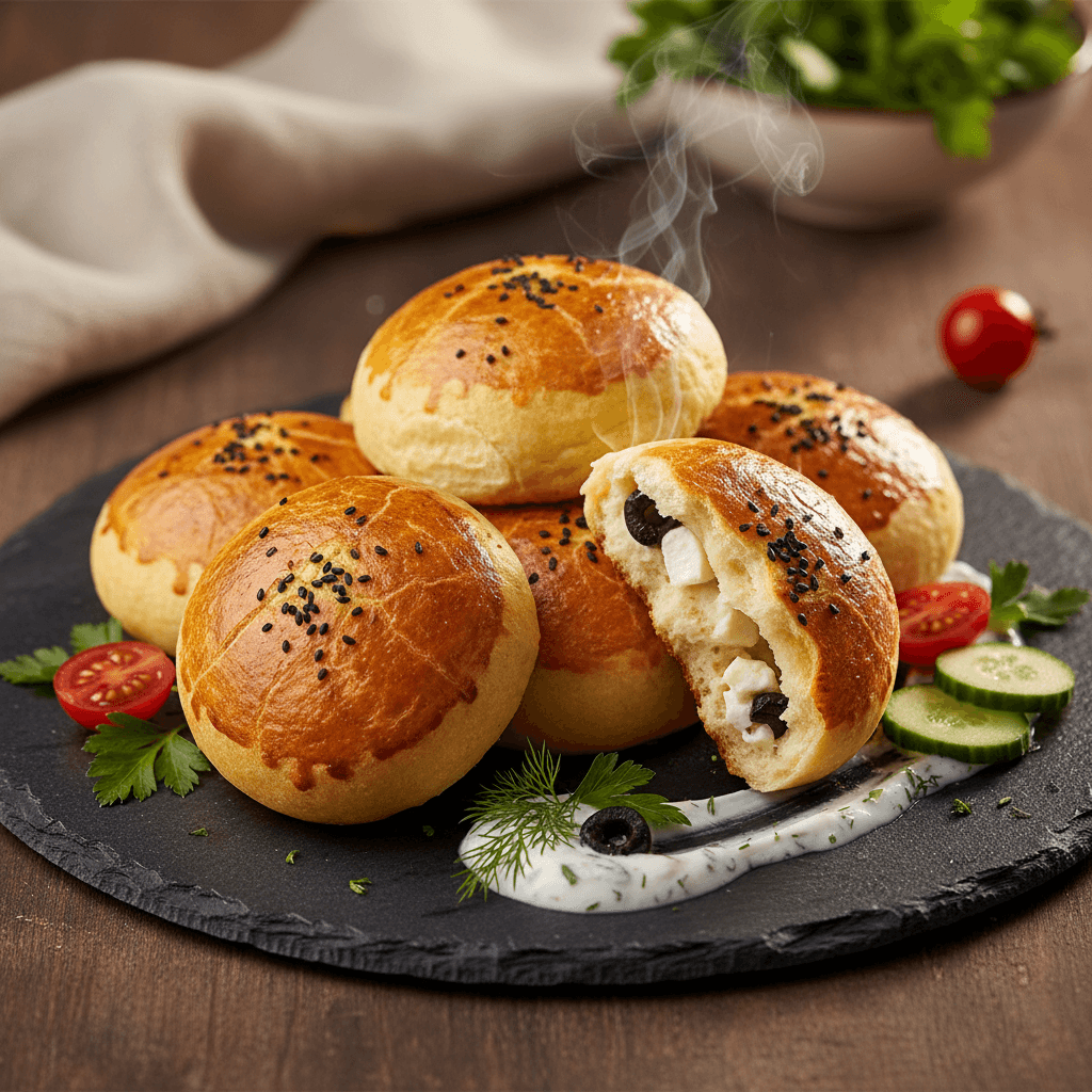 Mayasız Sütlü Poğaça tarifi görseli - 12 kişilik, 97 TL maliyet