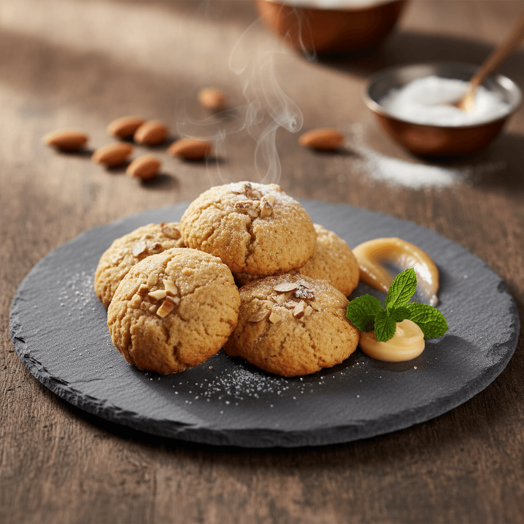 Bademli Unsuz Kurabiye tarifi görseli - 12 kişilik, 467 TL maliyet