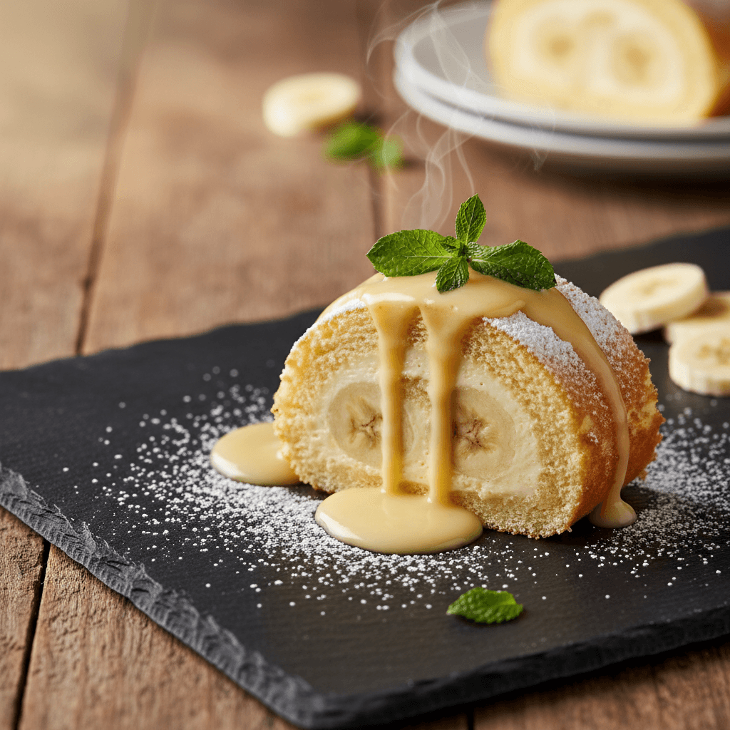 Pudingli Kolay Rulo Pasta tarifi görseli - 6 kişilik, 82 TL maliyet