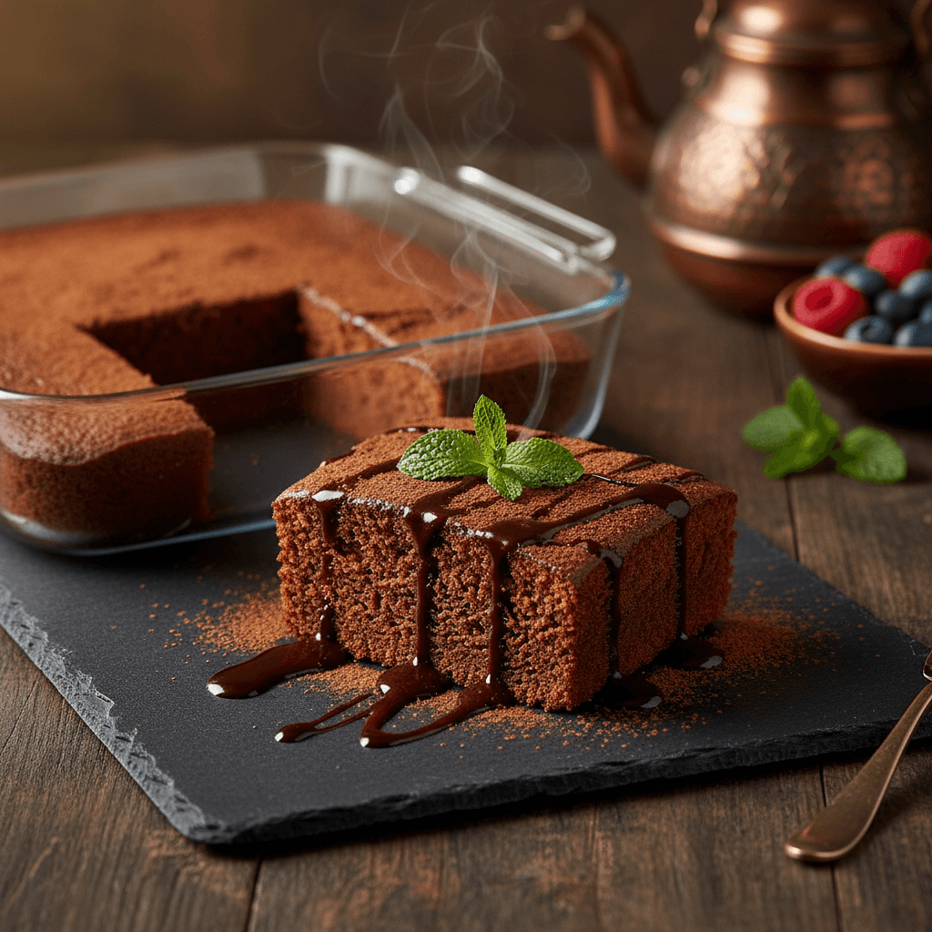 Borcamda Kakaolu Kek tarifi görseli - 12 kişilik, 106 TL maliyet
