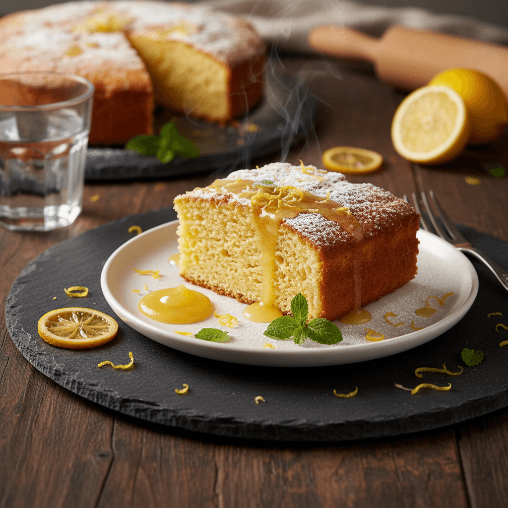 Limonlu Kek tarifi görseli - 6 kişilik, 199 TL maliyet