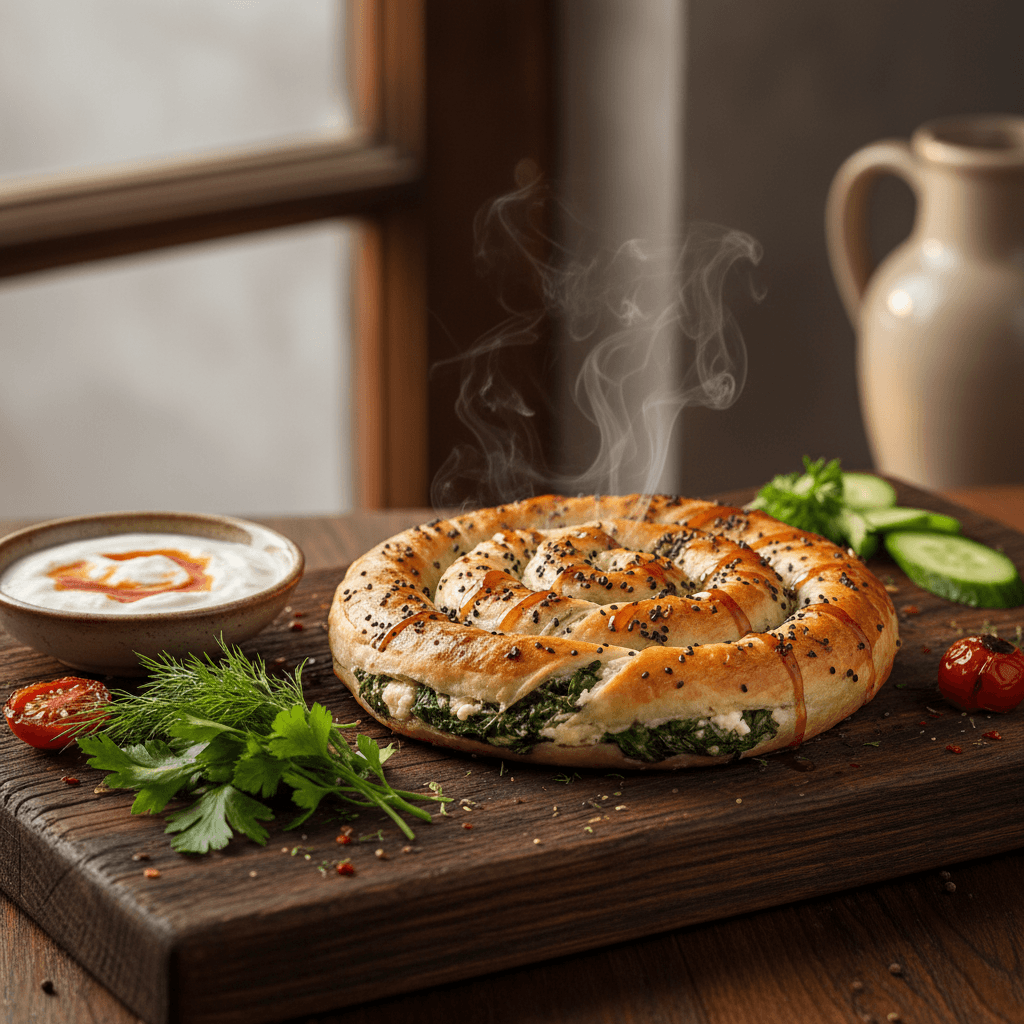 Ispanaklı Peynirli Börek tarifi görseli - 6 kişilik, 281 TL maliyet