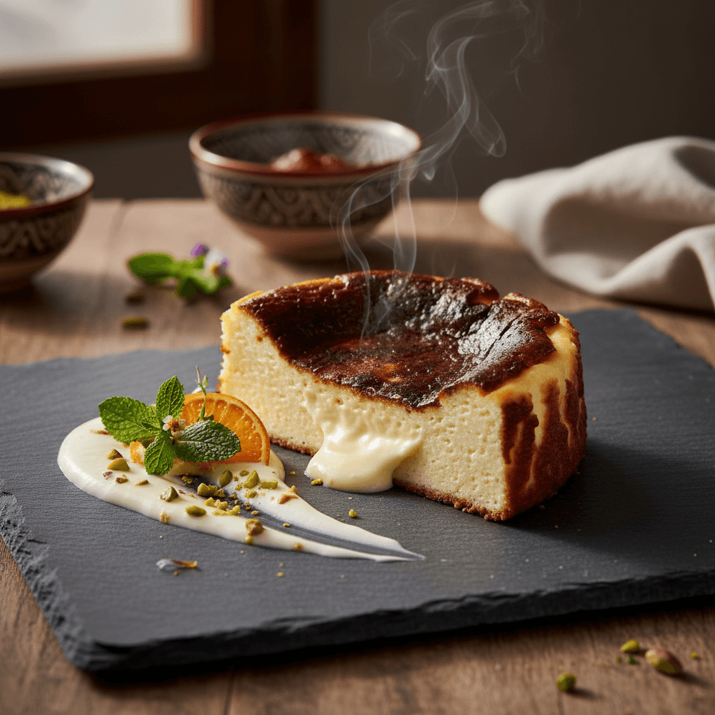 San Sebastian Cheesecake tarifi görseli - 8 kişilik 596 TL