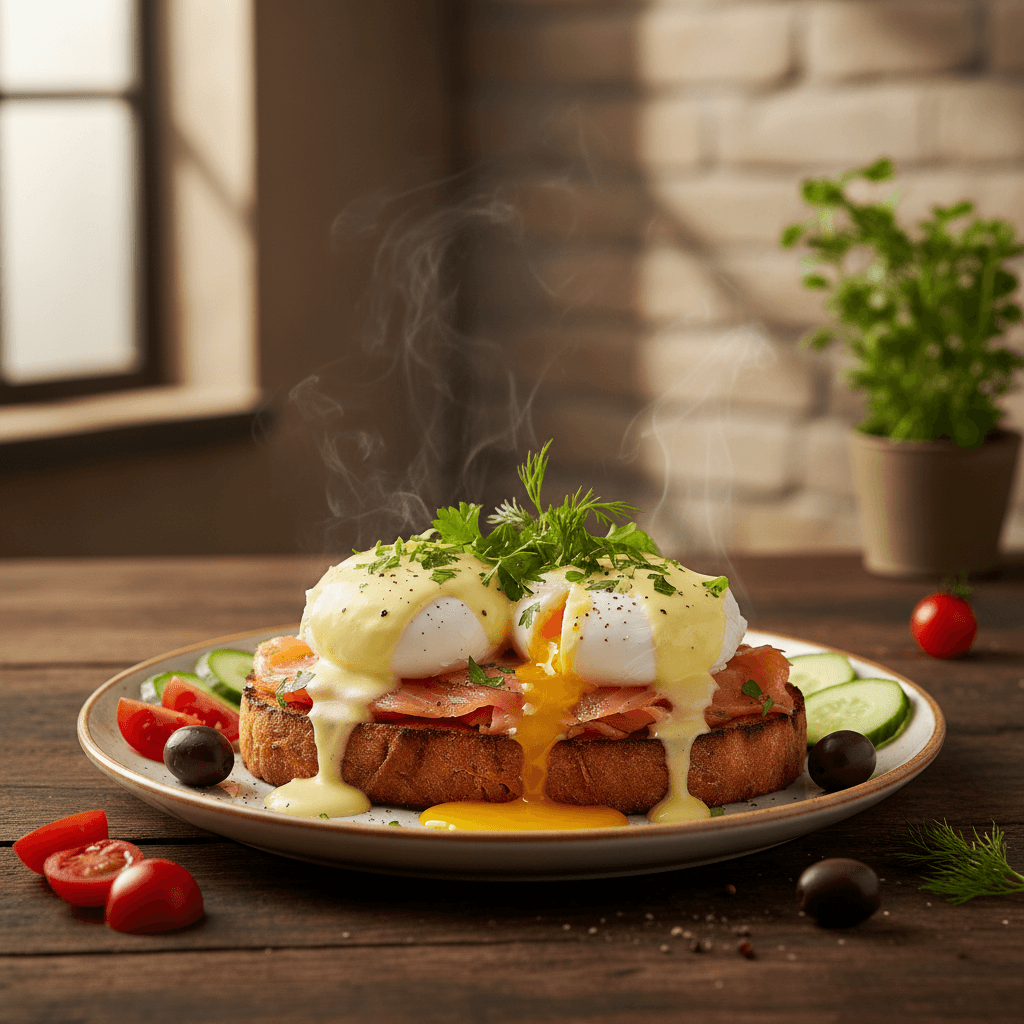 Eggs Benedict tarifi görseli - 4 kişilik 1322 TL
