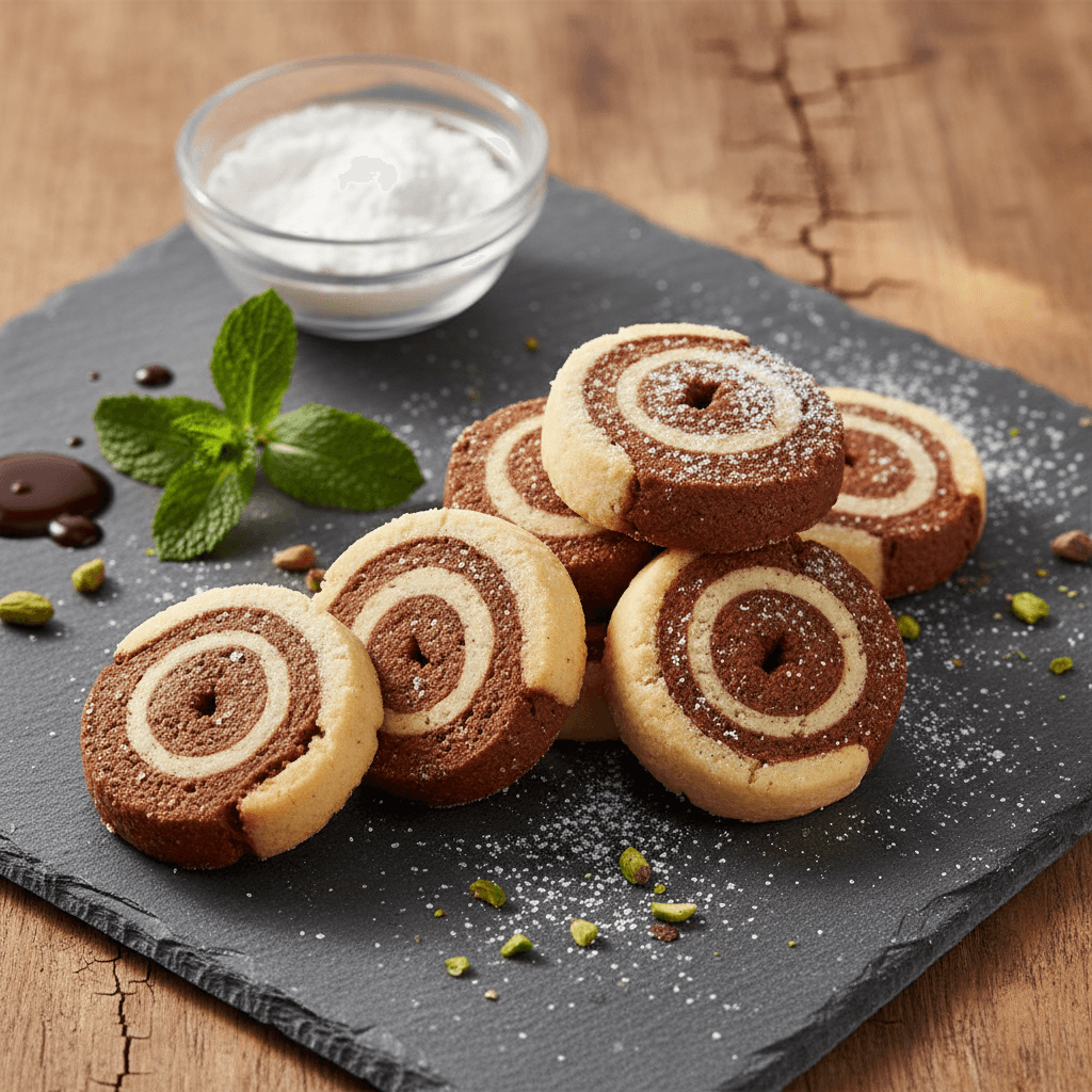 İki Renkli Basit Kurabiye tarifi görseli - 24 kişilik, 151 TL maliyet