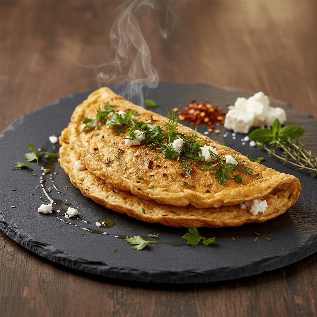Yulaflı Omlet tarifi görseli - 1 kişilik, 52 TL maliyet