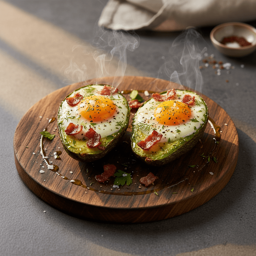 Avokado İçinde Yumurta tarifi görseli - 1 kişilik, 114 TL maliyet