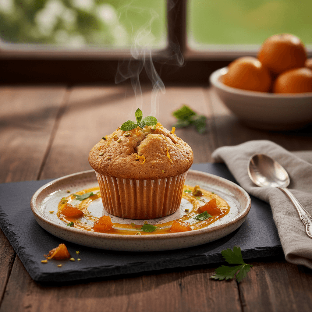 Portakallı Muffin tarifi görseli - 12 kişilik, 124 TL maliyet
