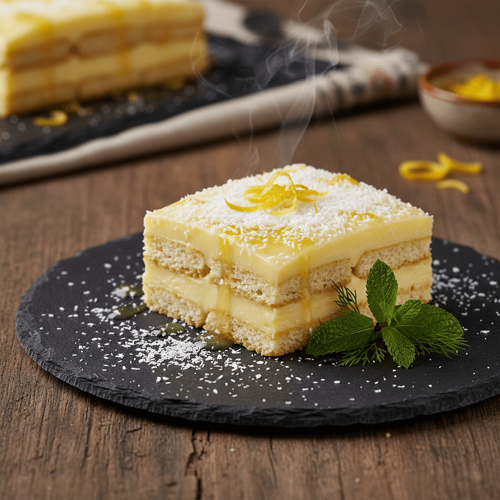 Limonlu Bisküvili Pasta tarifi görseli - 12 kişilik, 102 TL maliyet