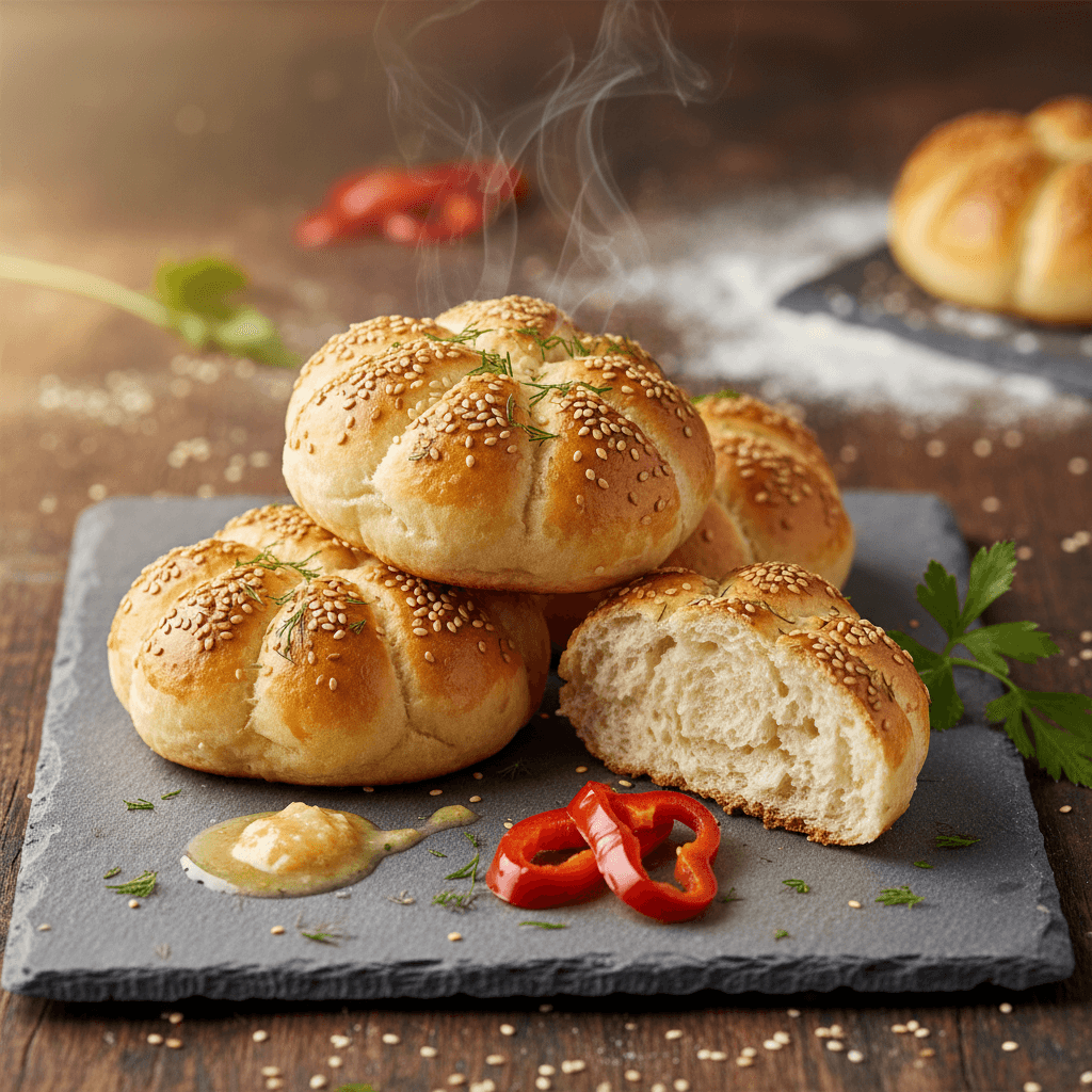 Sütlü Sodalı Pamuk Poğaça tarifi görseli - 30 kişilik, 134 TL maliyet