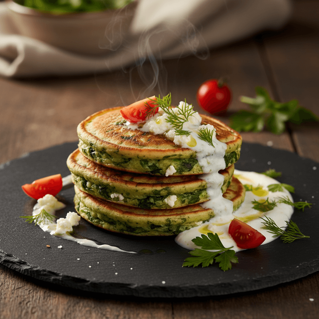 Ispanaklı Pancake tarifi görseli - 4 kişilik, 151 TL maliyet