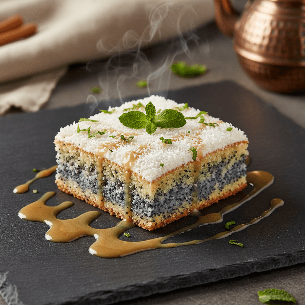 Süt Şerbetli Haşhaşlı Tatlı tarifi görseli - 6 kişilik, 120 TL maliyet
