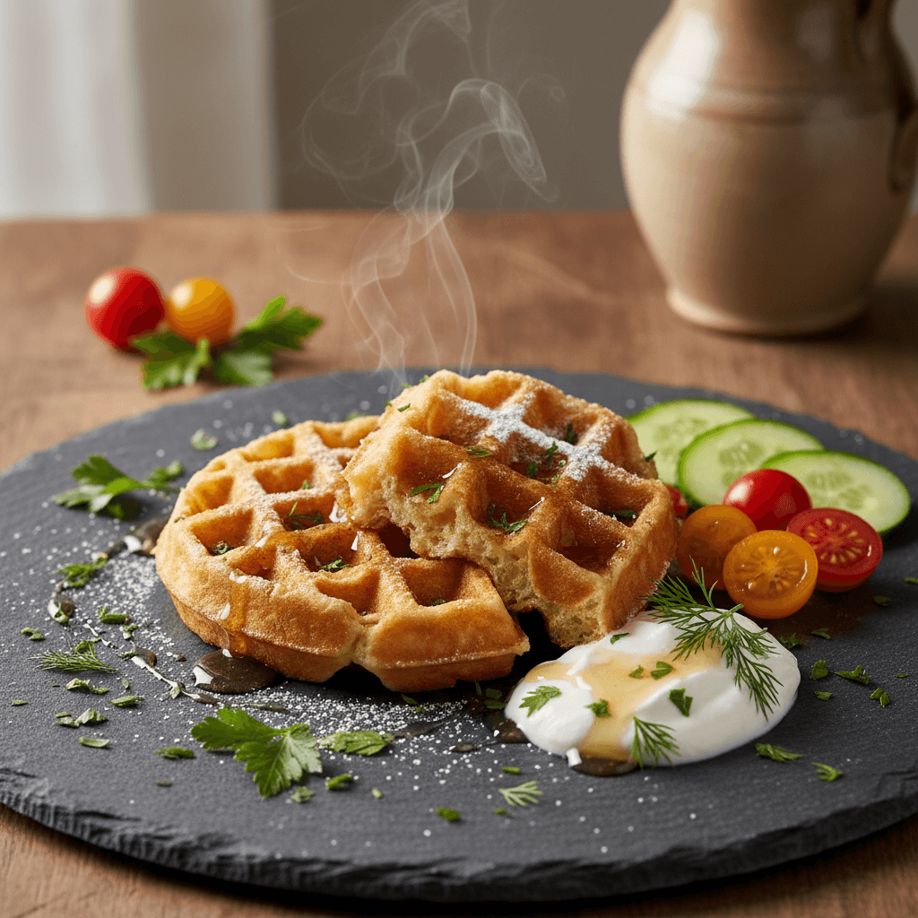 Waffle Hamuru tarifi görseli - 6 kişilik 214 TL