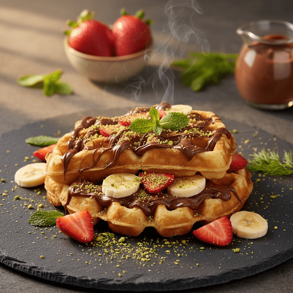 Tost Makinesinde Kolay Waffle tarifi görseli - 2 kişilik, 101 TL maliyet
