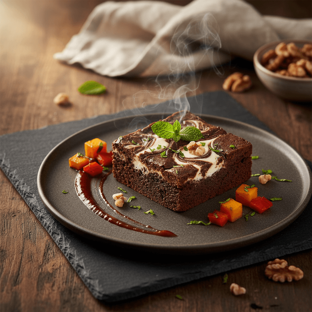 Labne Peynirli Brownie tarifi görseli - 9 kişilik, 295 TL maliyet