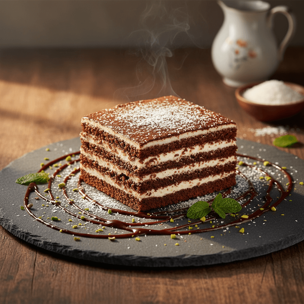 Dokuz Kat Yaş Pasta tarifi görseli - 8 kişilik, 76 TL maliyet