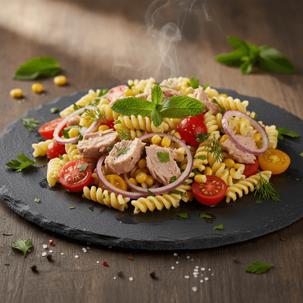 Ton Balıklı Makarna Salatası tarifi görseli - 3 kişilik 1370 TL