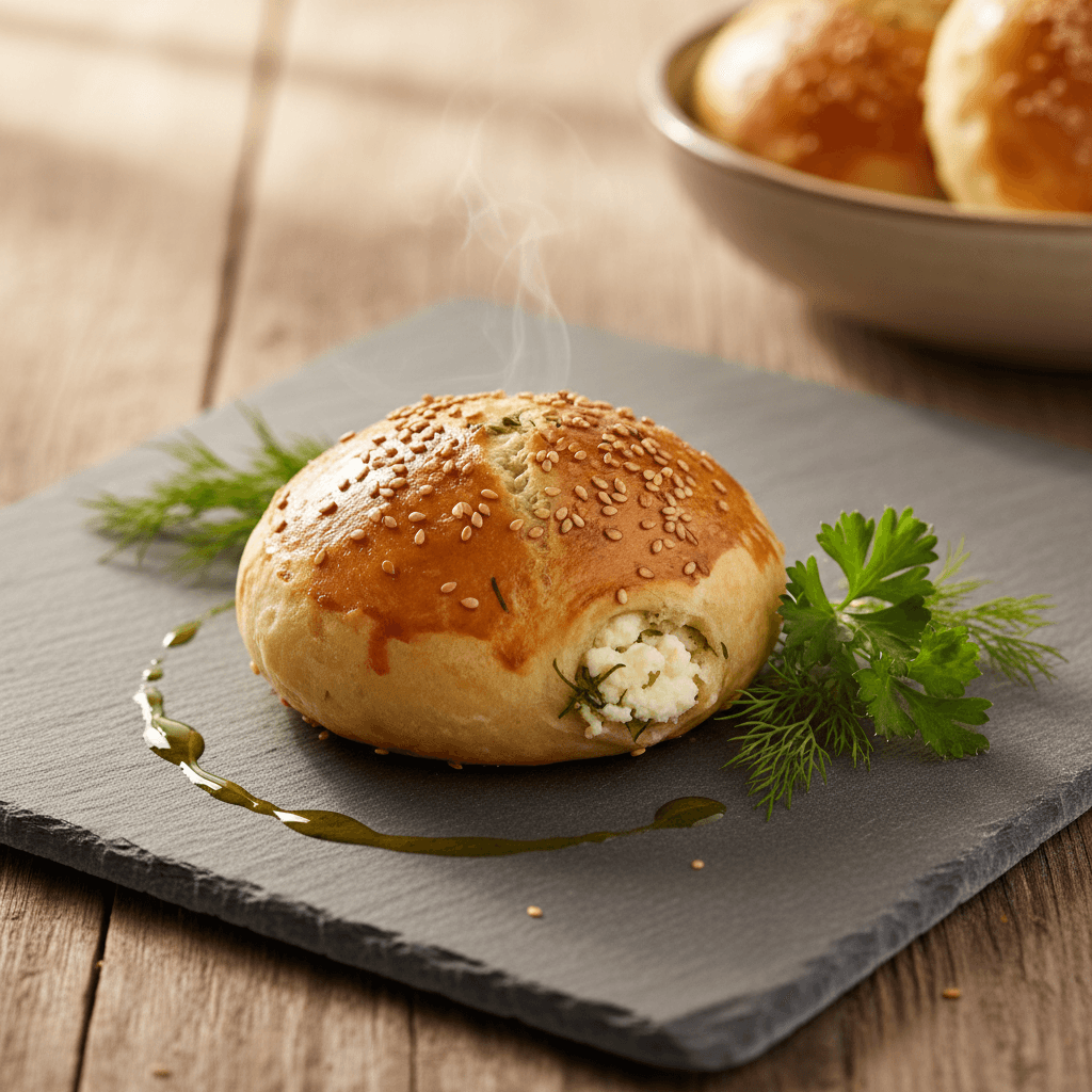 Zeytinyağlı Dereotlu Poğaça tarifi görseli - 16 kişilik, 87 TL maliyet